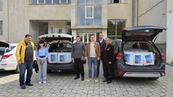 Продуктовые наборы передали ветеранам в Предгорье к 80-летию Победы