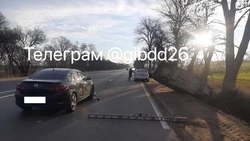 В Предгорном округе водители двух автомобилей пострадали в ДТП 