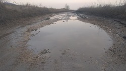Житель Предгорного округа пожаловался на ужасное состояние дороги