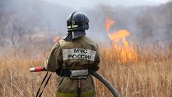 Пожар площадью 2,5 тыс. м² потушили в Предгорье 7 октября