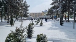 Обильный снегопад выпал ночью в Предгорном округе 