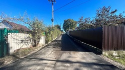 Асфальтировку дороги завершили одном из сёл Предгорья