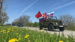 Вдвое больше автомобилистов приняли участие в патриотическом автопробеге по Предгорному округу