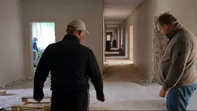 Капитальный ремонт школы в посёлке Горном продолжается в Предгорье