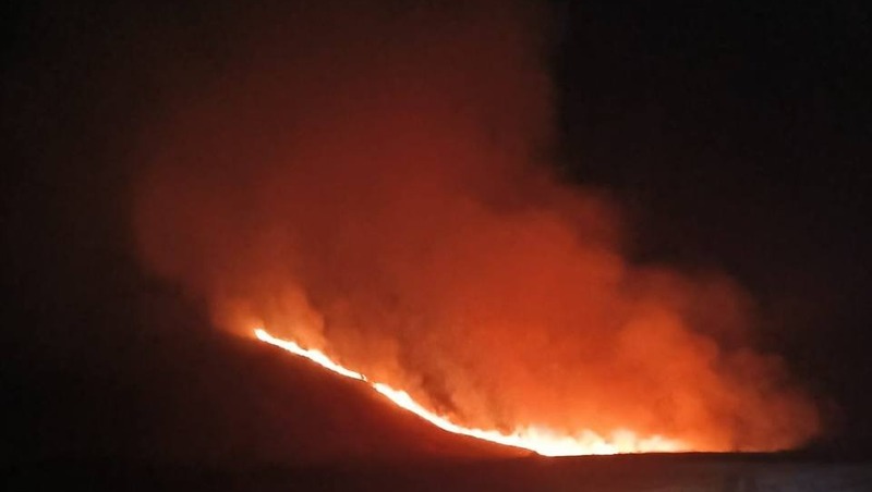 Пожар на горе Джуца беспокоит жителей Предгорья