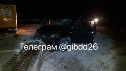 В Предгорном округе троих человек доставили в реанимацию в результате аварии