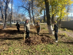 Большой окружной субботник провели в Предгорье 1 ноября