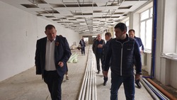 Капремонт школы №2 в станице Суворовской планируют завершить в августе