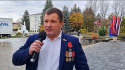 Волонтеры Предгорья в преддверии Дня военного разведчика пообщались с участником СВО