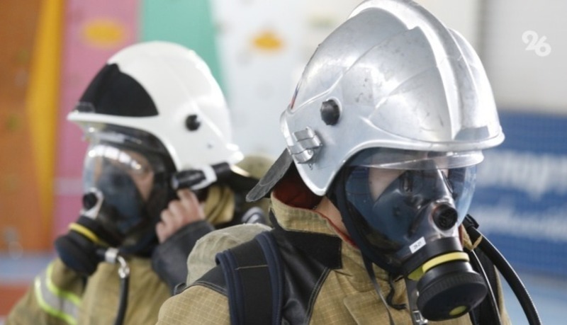 В селе в Предгорном округе 6 ноября потушили пожар на площади 600 кв. метров