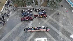 В Предгорном округе прошёл массовый флешмоб ко Дню защитника Отечества