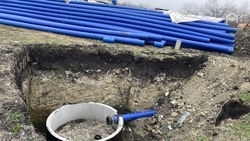 В Предгорье провели 60% нового водовода 