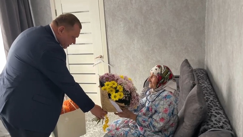 С 95-летним юбилеем поздравили жительницу Предгорья 