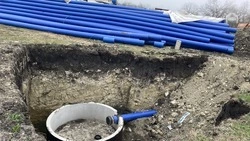 В Предгорье провели 60% нового водовода 