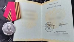 Двоих мобилизованных из Предгорного округа наградили медалью Г. К. Жукова