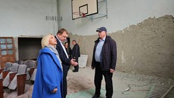Демонтажные работы проходят в школе посёлка Горный