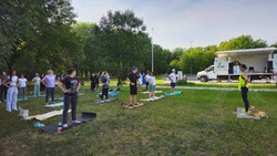 День семьи в Предгорном округе отметили спортивной зарядкой и коктейлями