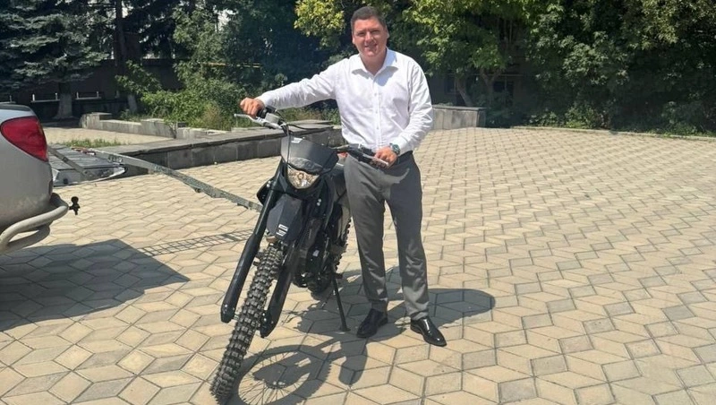 Фермер из Предгорья отправил мотоцикл бойцам на СВО